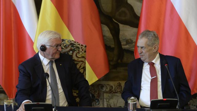 „Naše vztahy nikdy nebyly lepší,“ řekl Zeman německému prezidentovi